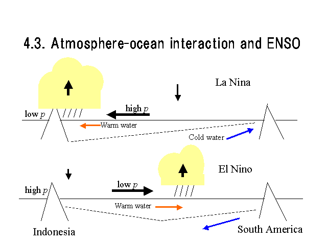 4.3. Atmosphere-ocean interaction and ENSO
