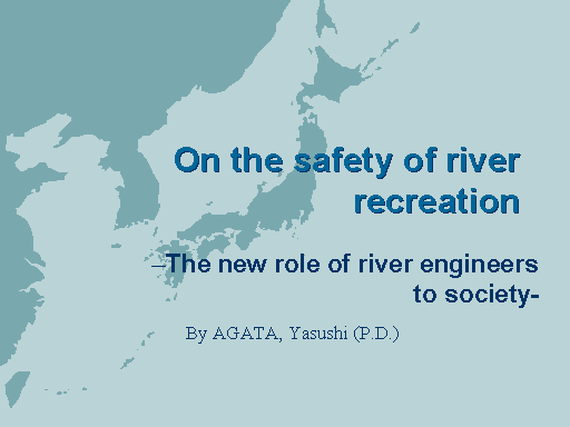 On the safety of river recreation