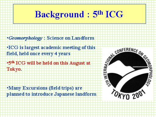 Background : 5th ICG