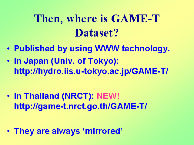Then, where is GAME-T Dataset?