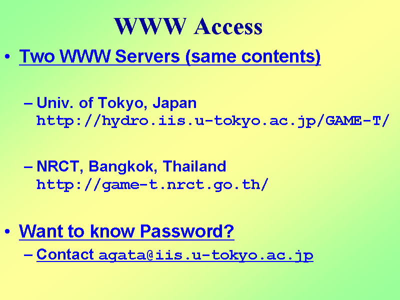 WWW Access