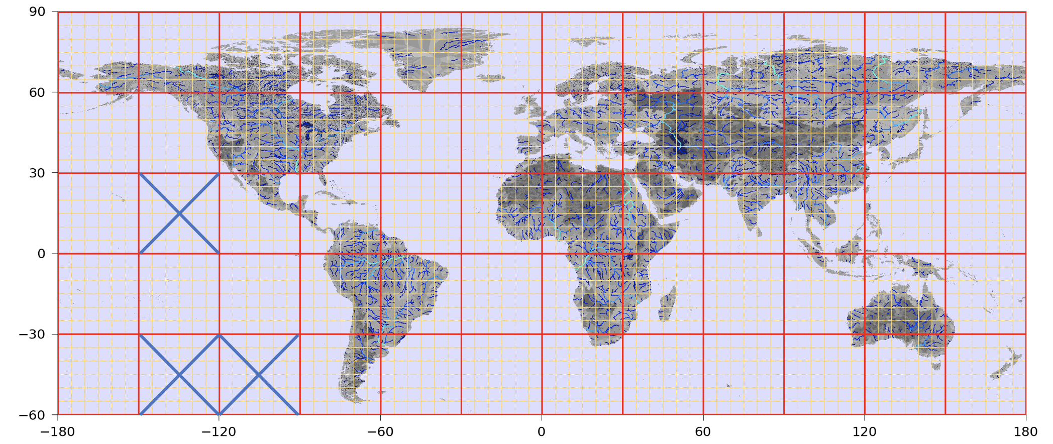 MERIT Hydro global hydrography datasets